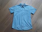 Te koop: Mooi overhemd met korte mouw van JACK&JONES Mt: XL, Blauw, Ophalen of Verzenden, Zo goed als nieuw, Halswijdte 43/44 (XL)