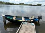 Vlet / grachtensloep 4,30 x 1,60, Watersport en Boten, Sloepen, Ophalen, Zo goed als nieuw, Tot 10 pk, Staal
