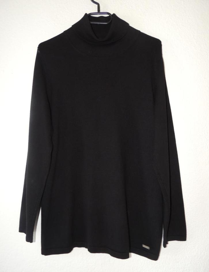 Zwarte dames winter coltrui Amy Vermont, Kleding | Dames, Grote Maten, Nieuw, Trui of Vest, Zwart, Ophalen of Verzenden