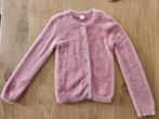 Zacht oud roze vest maat 134/140 van Hema, Kinderen en Baby's, Kinderkleding | Maat 134, Gebruikt, Meisje, Trui of Vest, Ophalen of Verzenden