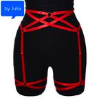 Jarretels Kousenband Rood, Verzenden, Nieuw