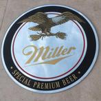 Ronde spiegel Miller - 1985 - Glas, Ophalen of Verzenden, Gebruikt, Reclamebord, Plaat of Schild, Overige merken