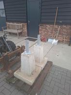 Betonpoer met parasolvoet, Tuin en Terras, Parasols, Ophalen of Verzenden, Minder dan 1 meter, Parasolvoet