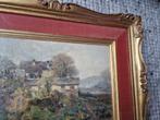 Schilderij gesigneerd antiek olieverf, Antiek en Kunst, Kunst | Schilderijen | Klassiek, Ophalen of Verzenden