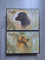 2 master line ronde puzzels 500 stukjes Dog's, Hobby en Vrije tijd, Denksport en Puzzels, Ophalen of Verzenden, 500 t/m 1500 stukjes