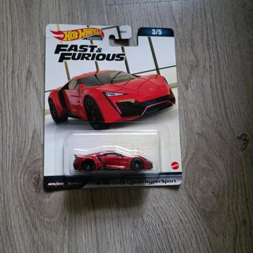 hot wheels Fast & Furious 2023 Premium W Motors Lykan HyperS beschikbaar voor biedingen