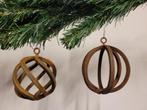 Brocante roestige smeedijzeren kerstballen kerstbal, Verzenden, Nieuw