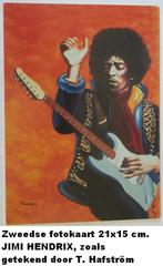JIMI HENDRIX & Marylin Monroe, Zweedse kaart 21x15, Nieuw., Ophalen of Verzenden, 1980 tot heden, Ongelopen, Overig Europa