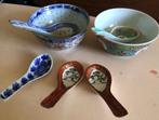 Chinees porselein, kommen en lepels, diverse, Gebruikt, Ophalen of Verzenden, Kom(men), Overige stijlen