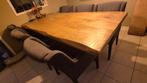Grote eettafel 220x100cm + evt. stoelen (mangohout), Huis en Inrichting, Tafels | Eettafels, Ophalen, 100 tot 150 cm, 200 cm of meer