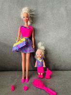 Vintage Barbie en Shelly Pop Set, Ophalen of Verzenden, Gebruikt, Barbie