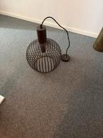 Design hanglamp bruin metaal, Ophalen, Zo goed als nieuw, Metaal, Minder dan 50 cm