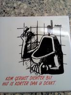 Tegel spreuk, Ophalen, Zo goed als nieuw