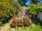 Ercol Quaker stoelen set van 6 (2 armstoelen) €100-150/stuk, Huis en Inrichting, Ophalen, Gebruikt, Bruin, Vijf, Zes of meer stoelen