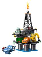 LEGO Cars 2 -9486- Boorplatform Ontsnapping  compleet, Gebruikt, Ophalen of Verzenden, Lego