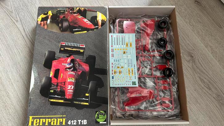 Protar 1/24 Ferrari 412 T1B, Hobby en Vrije tijd, Modelbouw | Auto's en Voertuigen, Nieuw, Auto, Groter dan 1:32, Overige merken