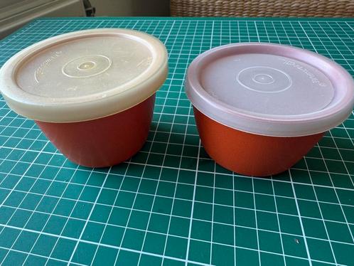 Twee mini Tupperwarebakjes, Huis en Inrichting, Keuken | Tupperware, Gebruikt, Ophalen of Verzenden