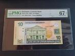 Suriname 10 Dollar Januari 2004 PMG 67 ( Top )., Ophalen of Verzenden