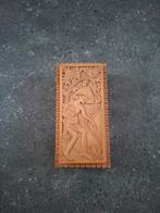 Te koop een oud bewaarkistje met houtsnijwerk., Antiek en Kunst, Ophalen of Verzenden