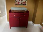 Rode vintage commode, Ophalen, Gebruikt