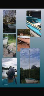 Boot, Open zeilboot, trailer, motor €850, Watersport en Boten, Zeilen en Zeiltoebehoren, Ophalen, Gebruikt, 3 tot 6 meter, Overige typen