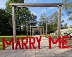 MARRY ME Valentijn aanzoek verloving huwelijk letters, Hobby en Vrije tijd, Feestartikelen | Verhuur, Nieuw, Ophalen of Verzenden