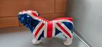Decoratieve Bulldog Union Jack, Tuin en Terras, Ophalen, Zo goed als nieuw, Kunststof, Dierenbeeld