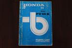 Honda PC50K 1970 parts list PC 50 K1, Fietsen en Brommers, Gebruikt, Ophalen of Verzenden