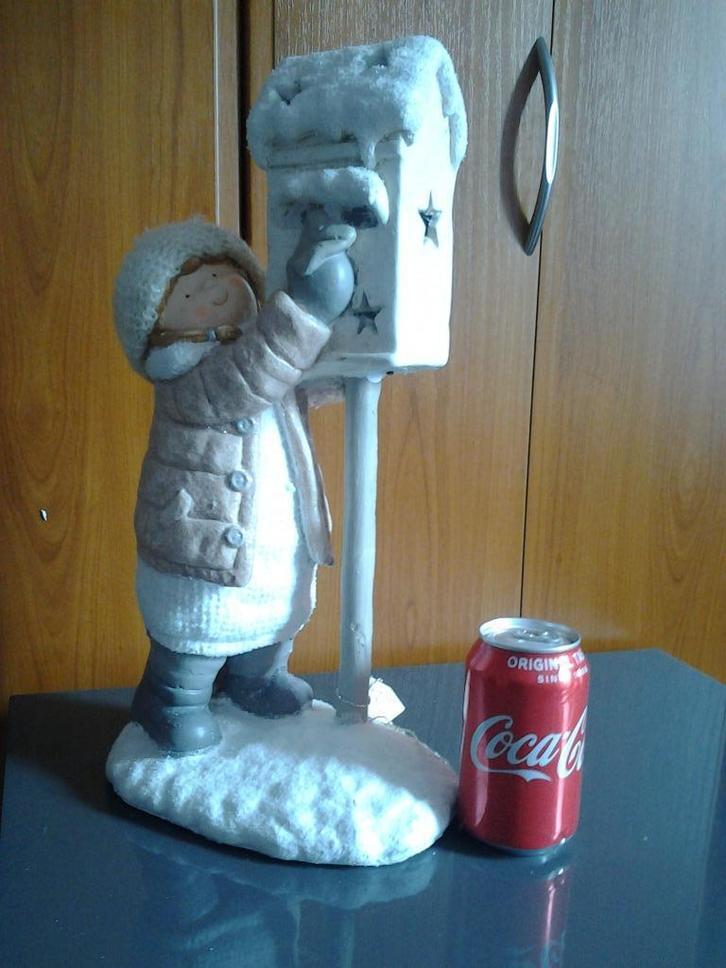 Meisje bij brievenbus, Diversen, Kerst, Ophalen of Verzenden