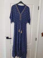 Blauwe zomerse maxi jurk, Kleding | Dames, Ophalen of Verzenden, Zo goed als nieuw, Maat 42/44 (L), Blauw