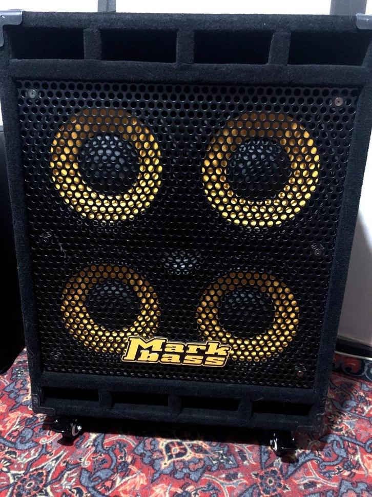 Markbass Standard 104HF (8 Ohm) 4x10 inch + COVER, Muziek en Instrumenten, Versterkers | Bas en Gitaar, Gebruikt, Basgitaar, 100 watt of meer