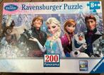 Frozen Ravensburger Puzzel 200 stukjes, Ophalen of Verzenden, Meer dan 50 stukjes, Zo goed als nieuw, 6 jaar of ouder