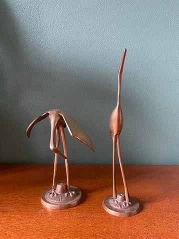 Messing kraanvogels vintage beschikbaar voor biedingen