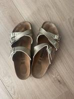 Gouden Birkenstock Sandalen Maat 37, Ophalen of Verzenden, Zo goed als nieuw, Overige kleuren, Slippers