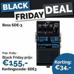 Boss SDE-3 Dual Digital Delay, Muziek en Instrumenten, Effecten, Ophalen of Verzenden, Nieuw, Delay of Echo
