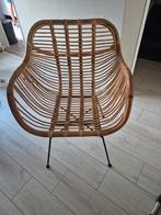 Rotan eetkamerstoel, Huis en Inrichting, Stoelen, Ophalen, Gebruikt, Bruin, Eén