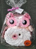 Luiertaart uil meisje, Kinderen en Baby's, Ophalen of Verzenden, Nieuw