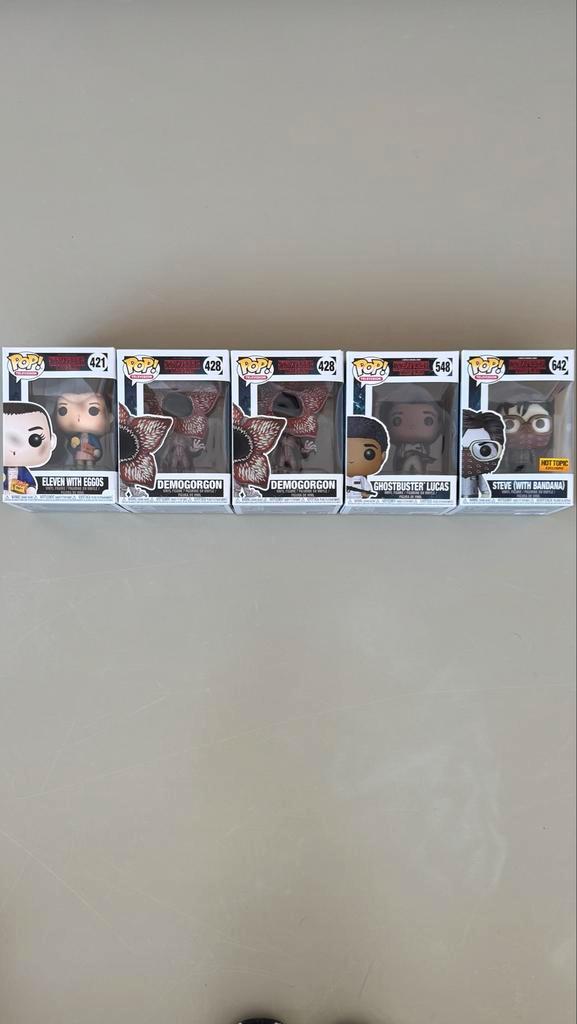 Funko Pop Stranger Things Collectie, Verzamelen, Poppetjes en Figuurtjes, Zo goed als nieuw, Ophalen
