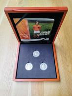 Zilveren kleuren set Johan Cruijff uit 2017, oplage 750 stuk, Postzegels en Munten, Munten | Nederland, Ophalen of Verzenden, Koningin Beatrix