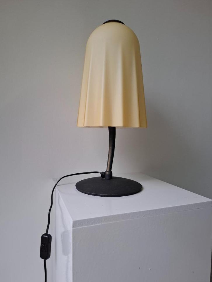 Vintage lamp Vetri Murano fazzoletto Italiaans design, Huis en Inrichting, Lampen | Tafellampen, Gebruikt, Minder dan 50 cm, Metaal