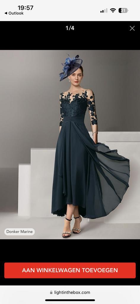 Nieuwe donkerblauwe LT LanTing jurk - gala gelegenheidsjurk, Kleding | Dames, Gelegenheidskleding, Ophalen of Verzenden