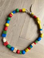 Houten kralen, Ophalen of Verzenden, Zo goed als nieuw, Ketting