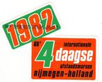 Sticker wandelen Nijmegen vierdaagse 1982, Verzenden, Zo goed als nieuw, Sport