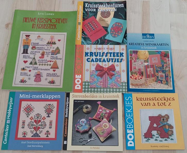 Diverse hobby boekjes, borduren, kaarten maken, Boeken, Hobby en Vrije tijd, Gelezen, Borduren en Naaien, Ophalen of Verzenden