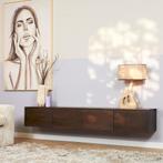 Zwevend TV Meubel Vision Walnut 200, Huis en Inrichting, Kasten | Televisiemeubels, Ophalen, 150 tot 200 cm, Nieuw, Minder dan 100 cm