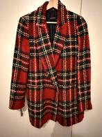 Mooie rode blazer met ruitjes, Maat 38/40 (M), Ophalen of Verzenden, Zo goed als nieuw, Jasje