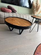 Industriële Salontafel Set, Huis en Inrichting, Tafels | Salontafels, Ophalen, Gebruikt, Rond, Metaal