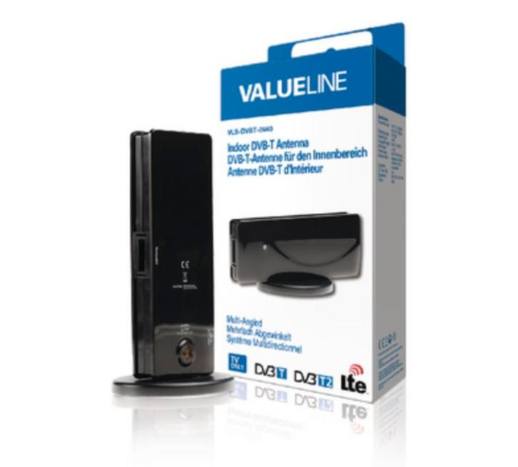 Nieuwe Binnen dvb-t/t2 - dab+ antenne 4 db vhf / uhf, Telecommunicatie, Antennes en Masten, Nieuw, Antenne, Ophalen of Verzenden