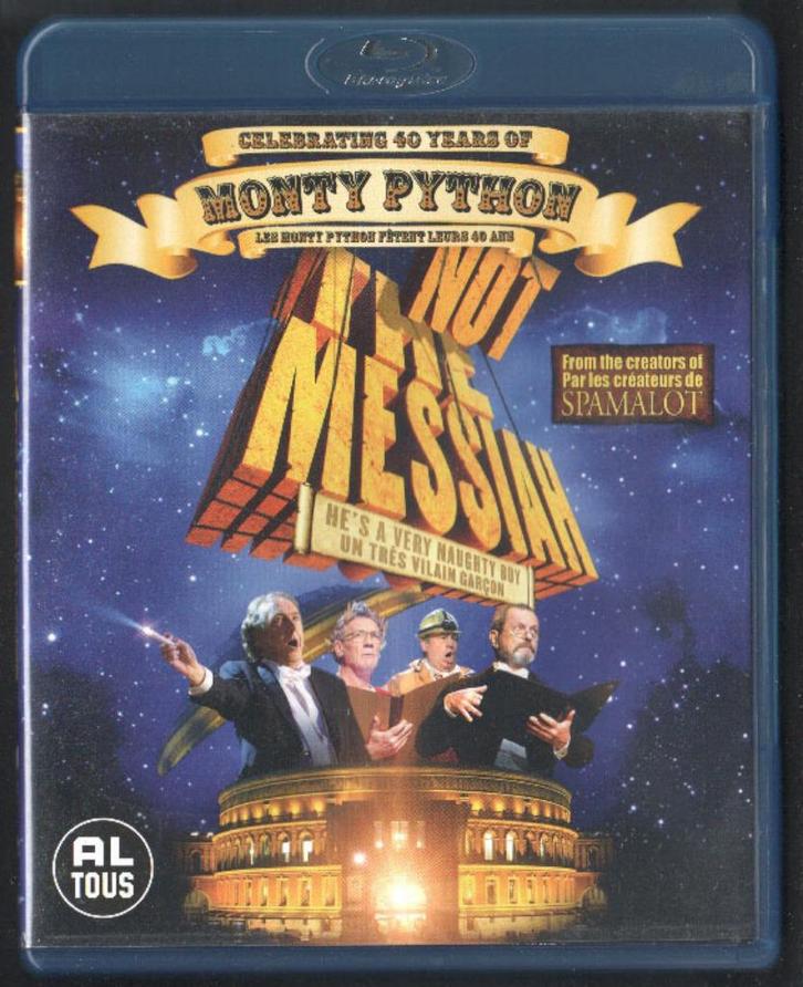 Not the Messiah, Monty Python. Blu-ray., Cd's en Dvd's, Blu-ray, Gebruikt, Humor en Cabaret, Ophalen of Verzenden