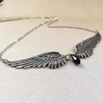 Dames Vleugel Ketting / Sieraad Vleugels, Sieraden, Tassen en Uiterlijk, Verzenden, Nieuw, Zilver